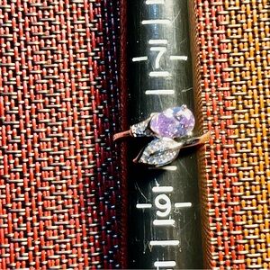 Fragrant Jewels Lavender Sparkle Ring